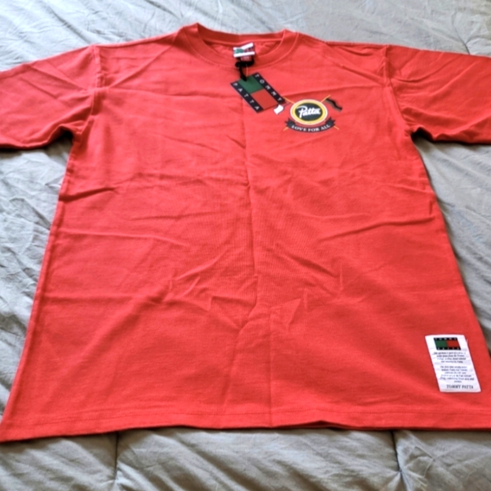 Patta x Tommy Hilfiger Community T-Shirt (High Risk Red) Men X Small 042025